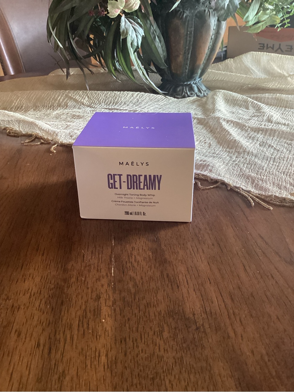 Maélys Get-Dreamy Overnight Toning Body Whip — Purple & White